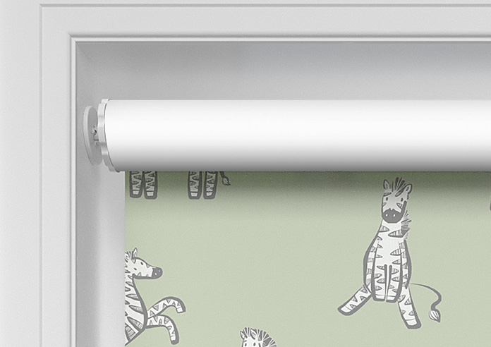 Zebra, Sage Green - Twist&Fit Roller Blind - Image 10